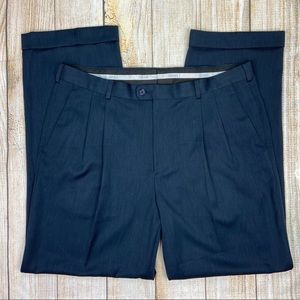 PERRY ELLIS PORTFOLIO Pleated Classic Fit Pants